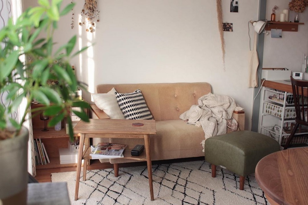 カウチソファ 狭いリビングのおすすめ商品とおしゃれな実例RoomClip ルームクリップ