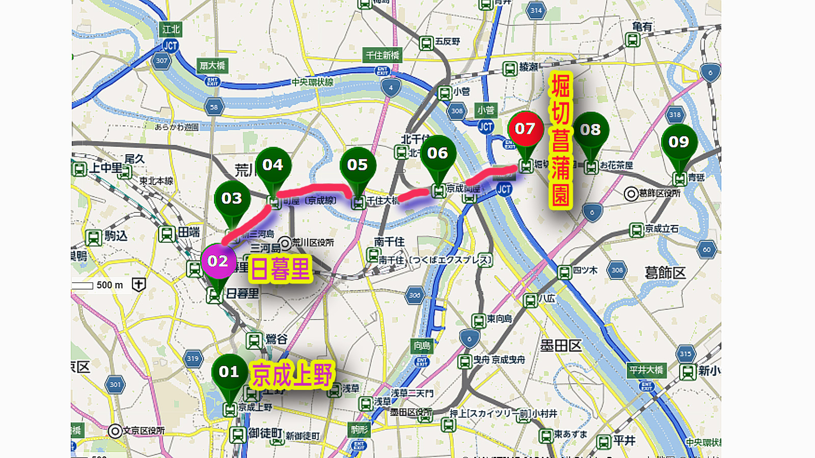 【堀切菖蒲園駅】9分間隔は開きすぎ？ 階段付近からの乗車は要注意 #ラッシュ