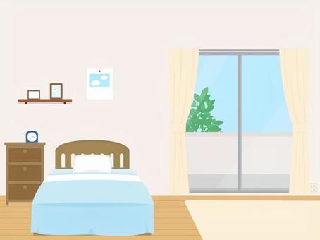 ベッドルームシーンと多くのおもちゃで部屋のイラスト ストックベクター ©blueringmedia 357459870