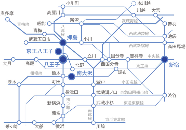 アクセスマップ ｜ 東京都立拝島高等学校