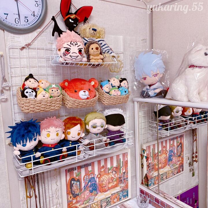 roomtour オタクのお部屋紹介〰︎︎📖グッズ収納徹底解説‼️100均,無印良品,IKEA,SHEINのオススメ商品🛒グッズの飾り方 漫画部屋 goodsstorage,굿즈존 투어