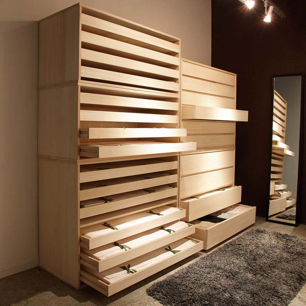 ウォークインクローゼット総桐着物収納シリーズ 盆収納6杯・高さ75cm 通販 - ディノス