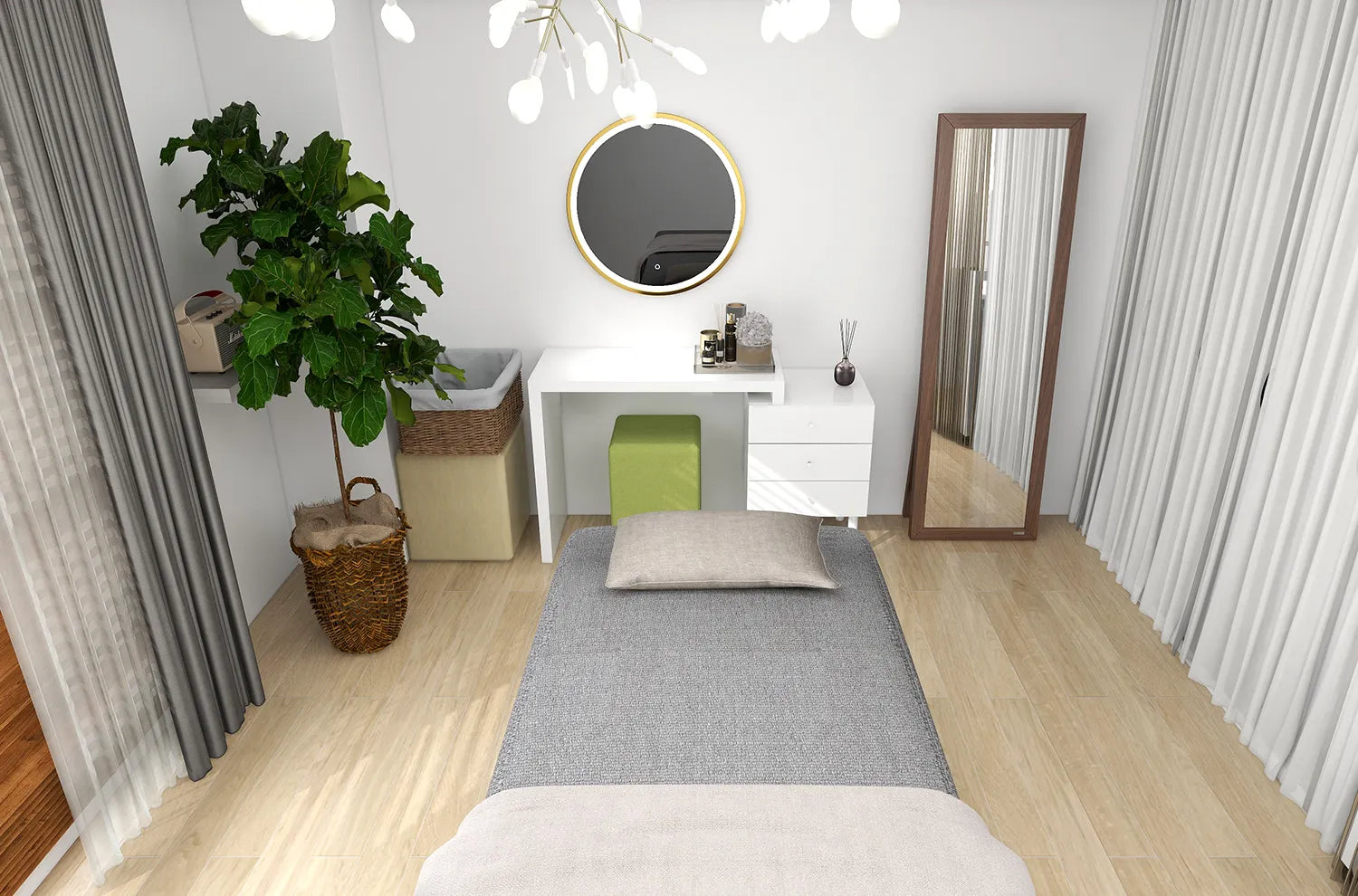 自宅ネイルサロンのレイアウト・おしゃれなインテリアコーディネートの実例RoomClip ルームクリップ