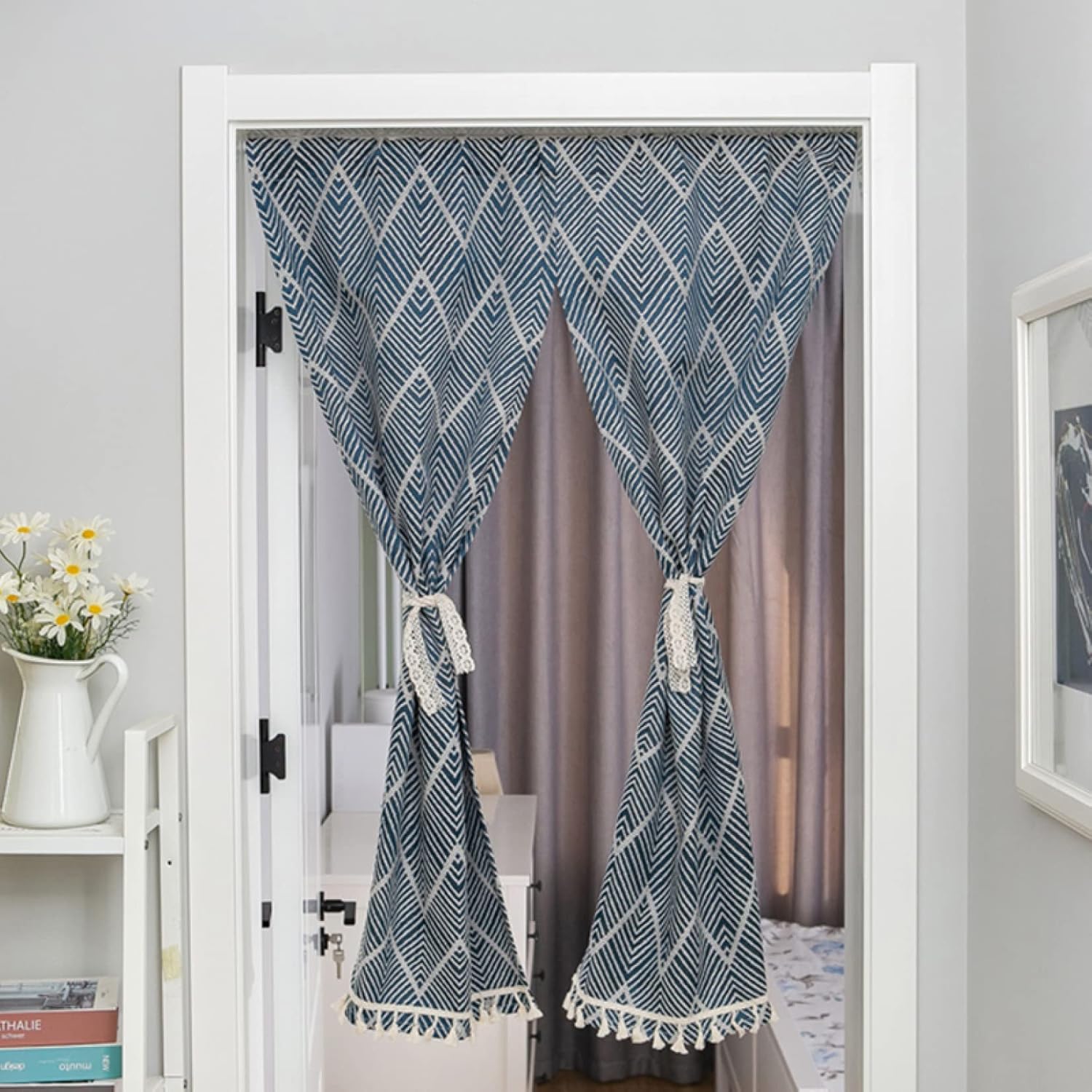 のれん ロング 暖簾 85×150 かわいい 布暖簾 目隠し のれん 和風 暖簾 約85×