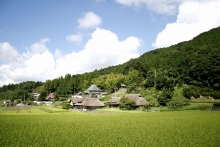 初冬の八塔寺ふるさと村の風景5 岡山県備前市吉永町の写真素材 [106470153]