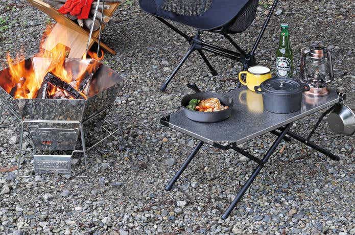 Amazon.co.jp: ヘキサテーブル 箱型焚き火台 収納ボックス セット 6角焚き火テーブル ステンレス ガルバ 折畳み 軽量 クリップ接続座れる収納庫 自作 : おもちゃ