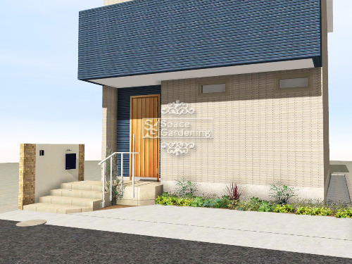 狭い敷地を実用性のあるエクステリアへ外構・エクステリアのことならリバーフォレストへ！ガーデニング 外構工事 お庭をお考えの方