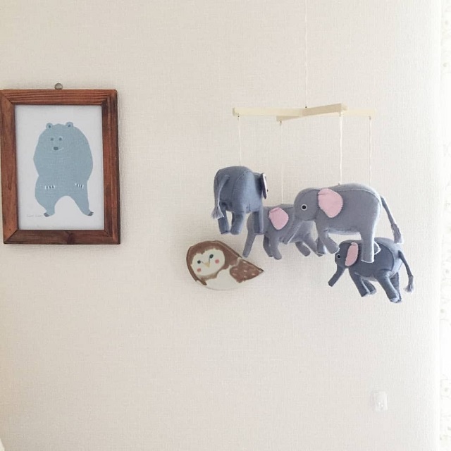 育児DIY ベッドメリー モビールを家にあるものだけで本気で自作してみた - 夜中に前へ