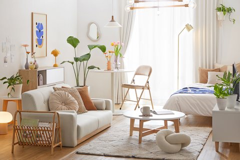 一人暮らしのおしゃれな部屋の作り方～LDK・1K・ワンルームのインテリア実例～a.flat 風が運ぶ、自然の贈りもの -目黒通り・新宿・大阪梅田 グランフロント北館