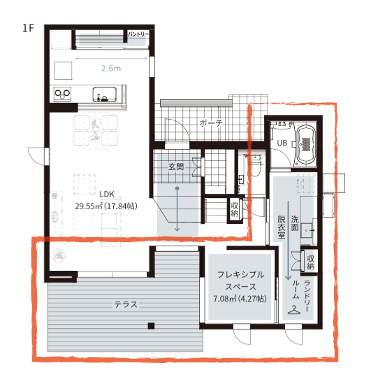 我が家の最強家事動線平屋を建てる