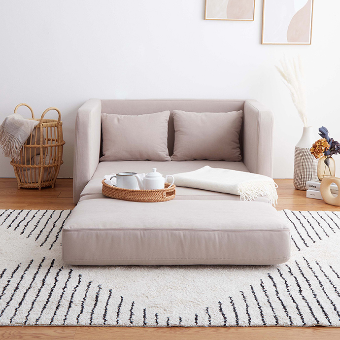 ソファーベッド ソファベッド ソファー ソファ 2人掛け シングル ベッド 折りたたみ リング リクライニング 省スペース