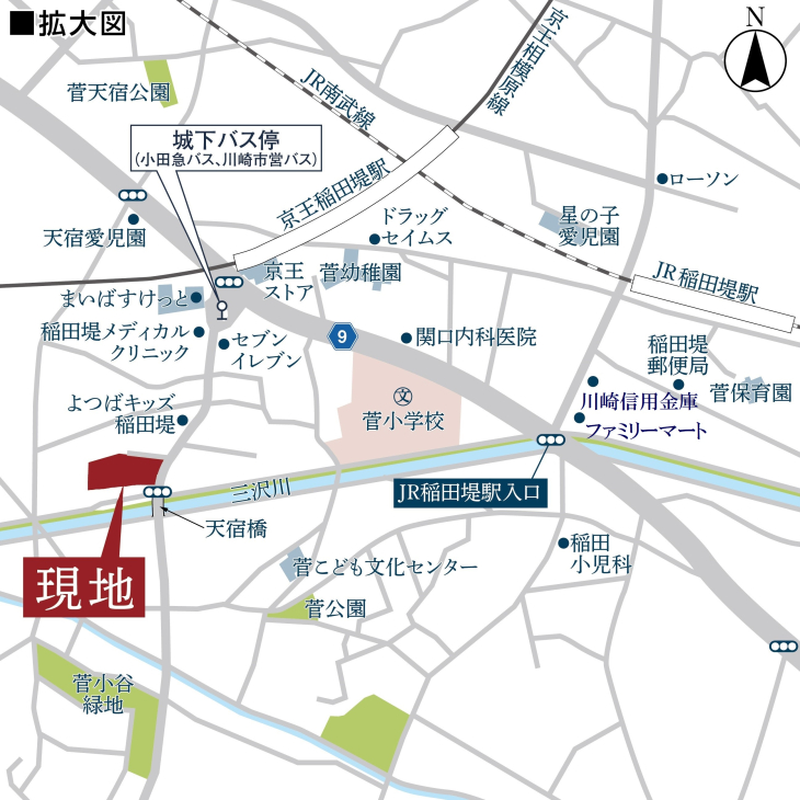 京王相模原線の路線図・停車駅 | 路線図ネット