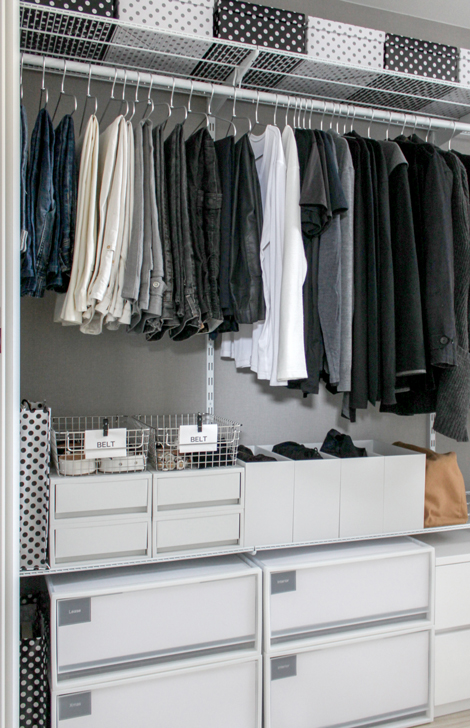 無印良品のユニットシェルフでウォークインクローゼットをつくる12notes