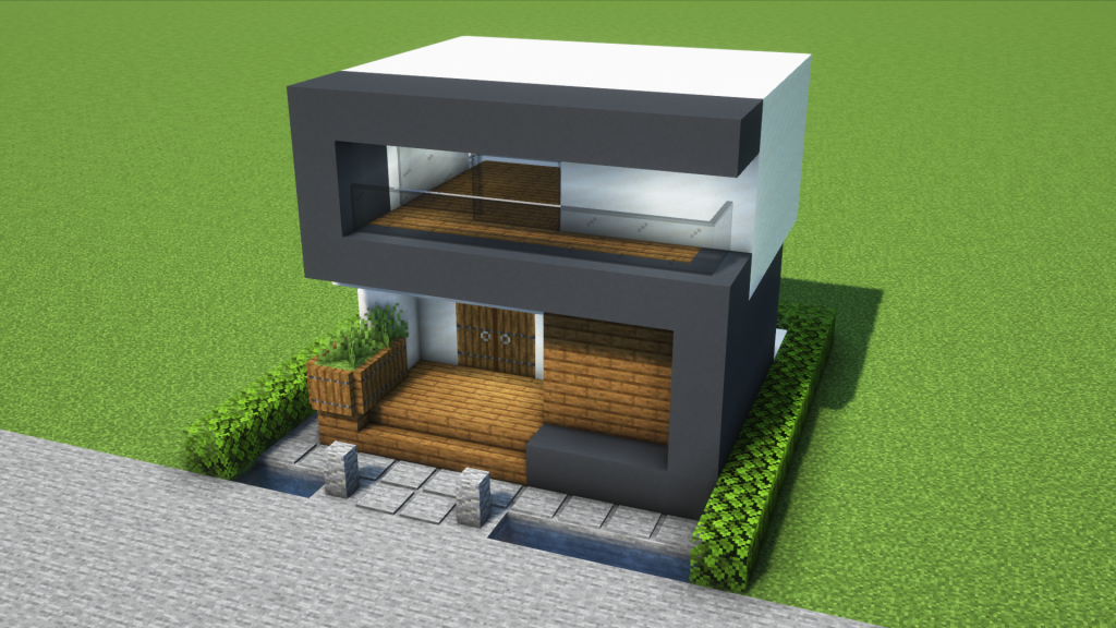 おしゃれな拠点にチャレンジ！モダンな家の作り方 マインクラフト・統合版わすろぐ