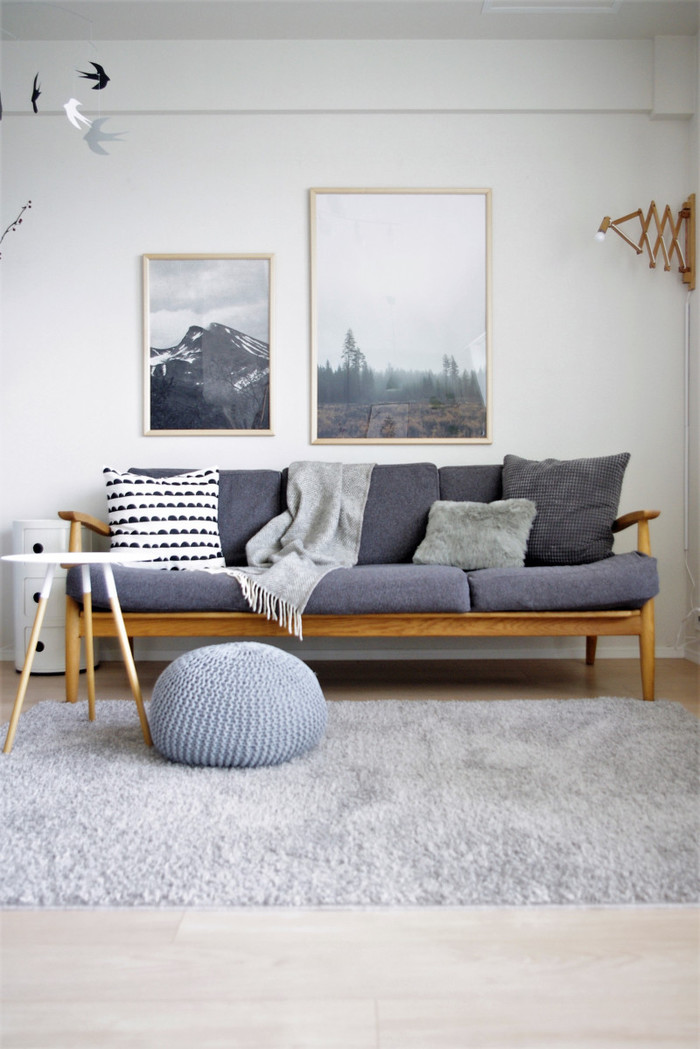 インテリアコーディネートの参考に！グレーとブラウンのお部屋実例 - オーダー家具、インテリア通販のアーネインテリア 公式