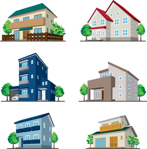 家 外観 02 背景イラスト03イラスト - No: 23174245無料イラスト・フリー素材なら「イラストAC」