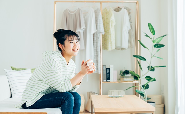 8畳1Kのおすすめレイアウトを解説！縦長や横長の長方形・正方形の8畳レイアウト実例&ポイント紹介a.flat 風が運ぶ、自然の贈りもの -目黒通り・新宿・大阪梅田 グランフロント北館