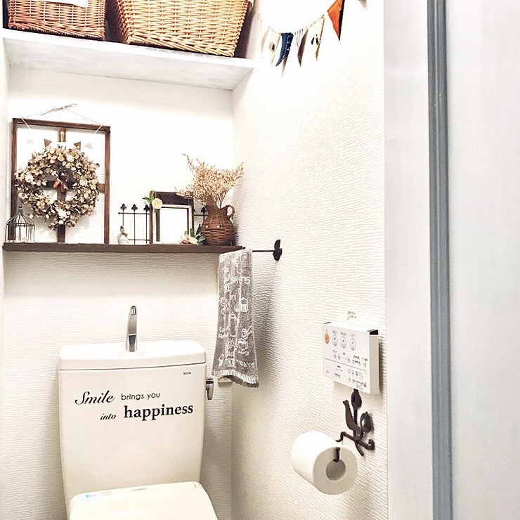 トイレの飾り棚のインテリア実例RoomClip ルームクリップ