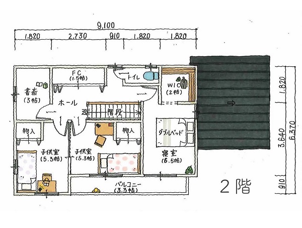 1階に寝室のある間取り