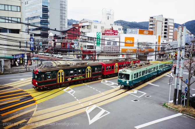 浜大津駅（びわ湖浜大津駅）を発車する列車の写真素材 [91489835] - PIXTA