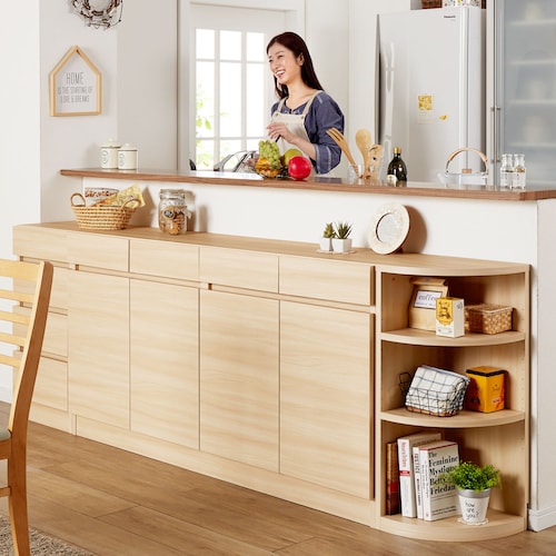 キッチンのバックカウンターや納戸を使いやすく整える家具 インテリア実例コラムおうちデトックス