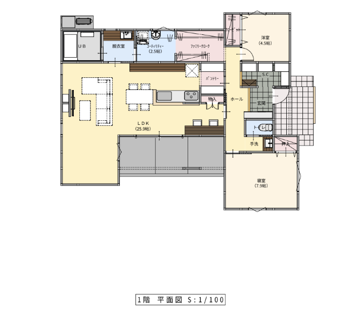 コの字の平屋の魅力とは？ロの字との違いやおしゃれな間取りと施工事例を解説 - 群馬県太田市の注文住宅・平屋・自然素材の家に強い工務店タカトーホーム