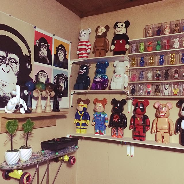 お洒落インテリア ベアブリック400%の通販 by フリルわかのお店ラクマ