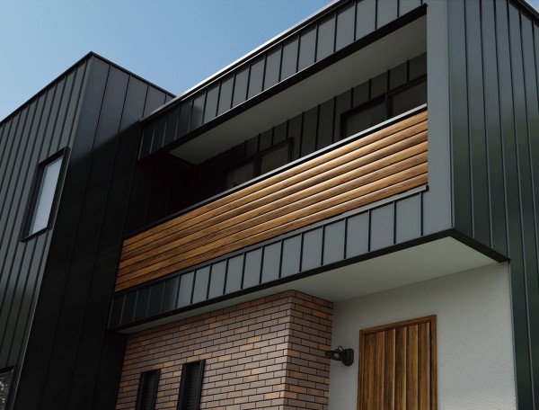 スノコ状バルコニーの建築面積・東京都内 – 株式会社 寺田建築事務所