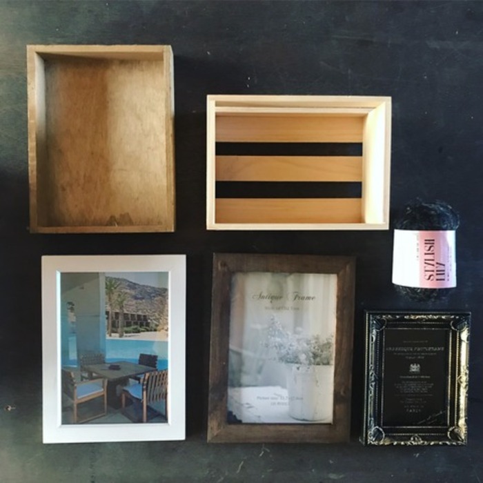 木の実験・観察研究室 木の枝フォトフレーム きこりんの森