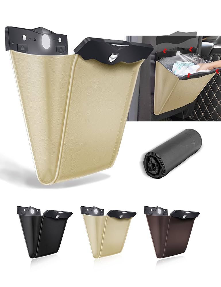 車 ゴミ箱 おしゃれ 袋20枚 車用ゴミ箱 車ゴミ箱 カー用品 ブラウンの通販 by ayaラクマ