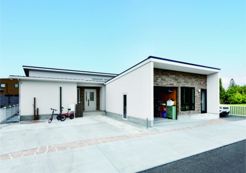 アメリカンテイストな平屋