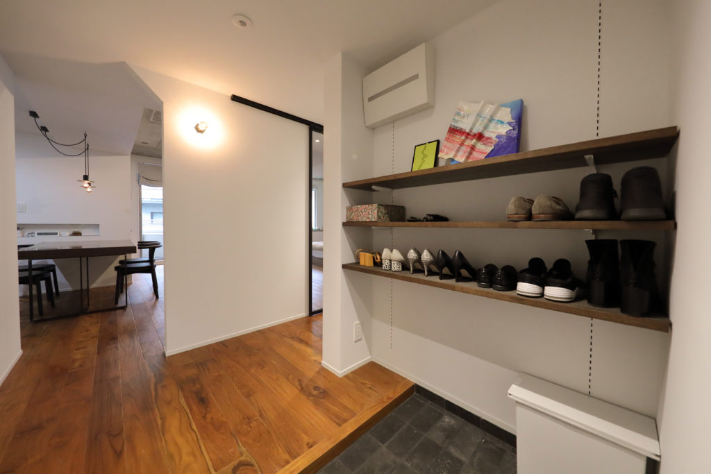 玄関から一直線でお風呂まで家事ラクになる『家事ラク室』のご提案！兵庫県 丹波市 心ほかほか春日工務店