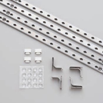 棚受けレールセット収納WOODONE