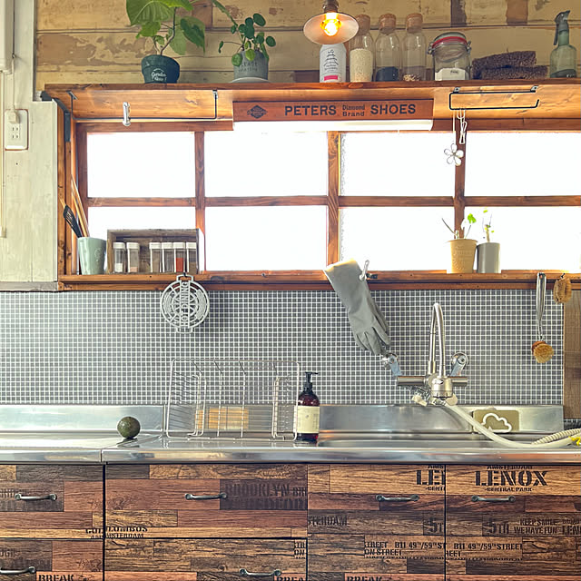 DIY 古い食器棚のインテリア・手作りの実例RoomClip ルームクリップ