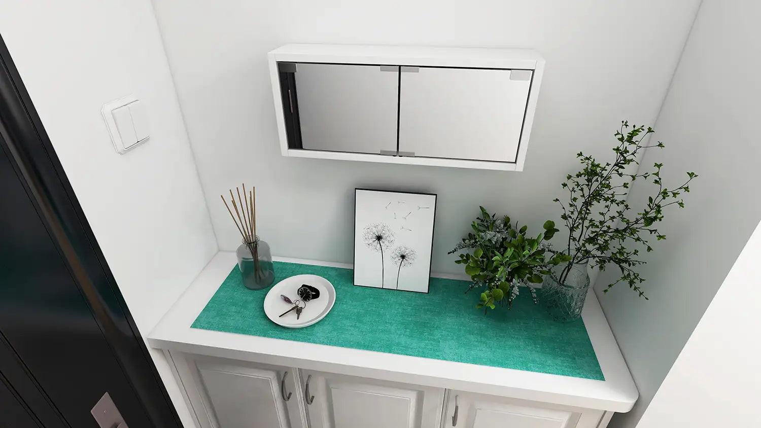 おしゃれな玄関インテリア実例 置物や雑貨を使ったレイアウトコーディネートもイエコレクション iecolleインテリア 、雑貨情報が満載のWEBメディア