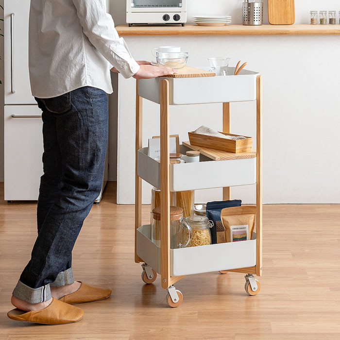 キッチンワゴンでおしゃれな演出を！北欧テイストに合うキッチンワゴン5選デザイン家具ドットコムの特集ページ