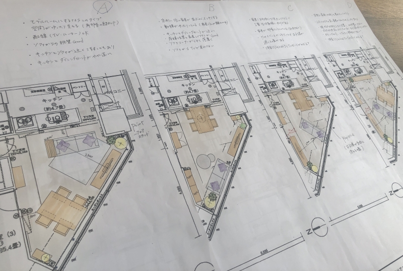 タワマン角部屋コーデ白金ザスカイ東京タワースカイツリーインテリア相談インテリアスタイリストタワマンインテリア