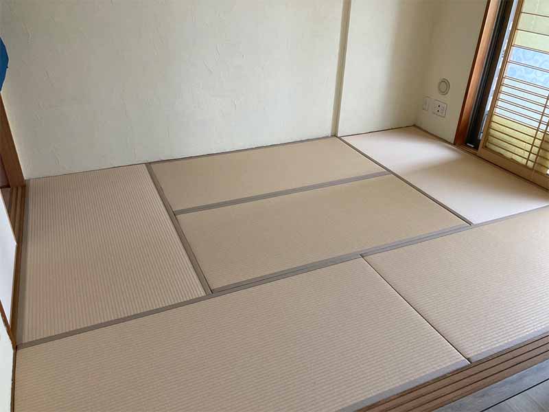 エントリーでポイント10倍 和紙畳 ここち和座 敷き込みタイプ 3枚入り