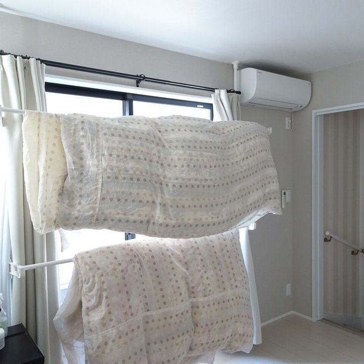 室内物干し 賃貸でも諦めない！のおしゃれなアレンジ・飾り方のインテリア実例RoomClip ルームクリップ