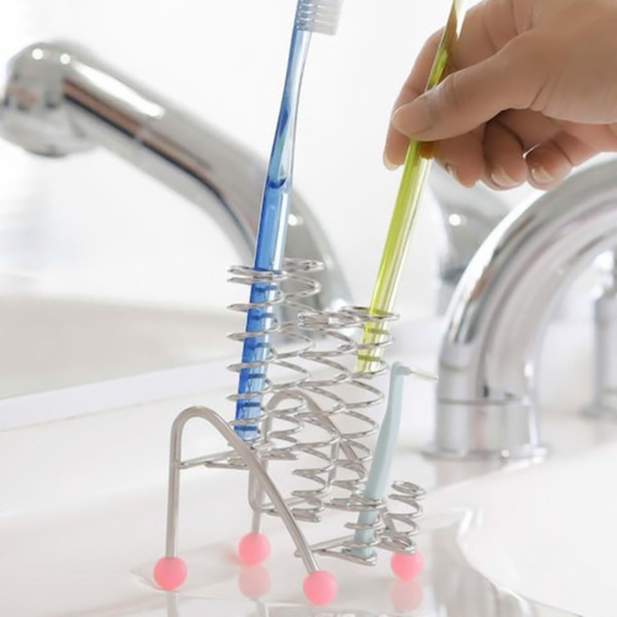 KEYUCA 洗面所用品 歯ブラシスタンド 歯ブラシ スタンド 歯ブラシホルダー 歯磨き粉置き カイラ ハブラシスタンド ファミリー ケユカ:KEYUCA Yahoo!ショッピング店 - 通販 - Yahoo!ショッピング