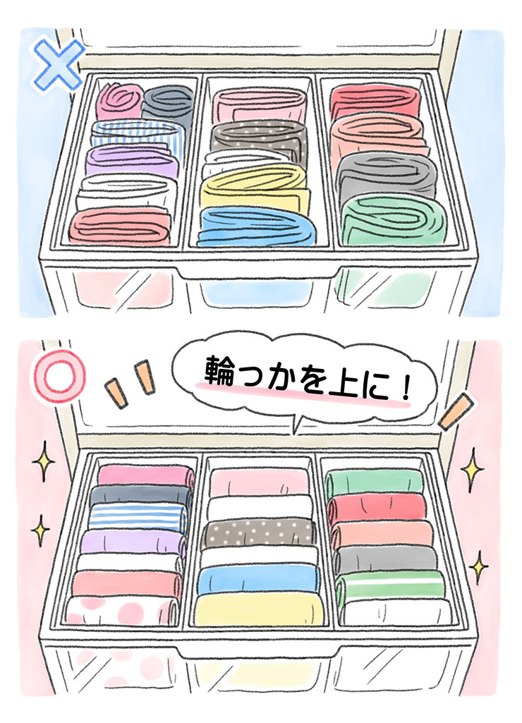 暮らし整理整頓を始めよう24 衣替え時期、冬物セーターの「収納用」たたみ方 - 家電 Watch