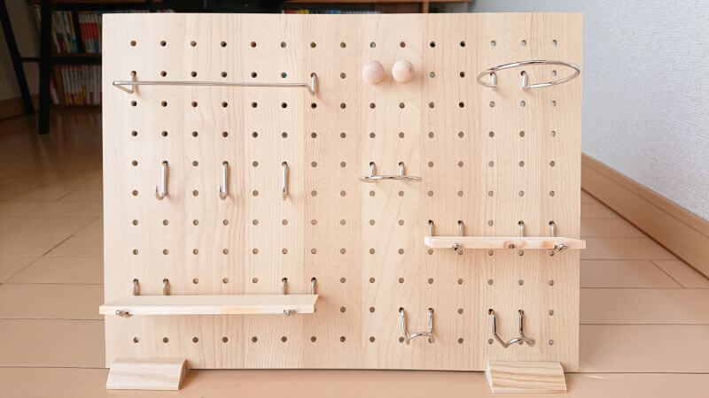 カラーボックス 裏側 有孔ボード 付け方TikTok