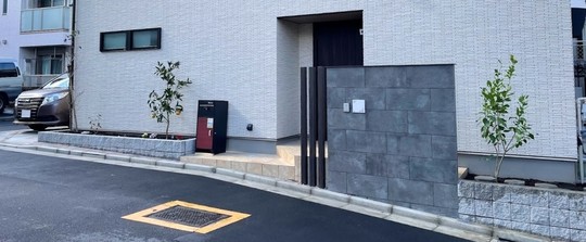 門まわり 門柱・門袖タイル壁プラン7ST7パッケージプランサイト