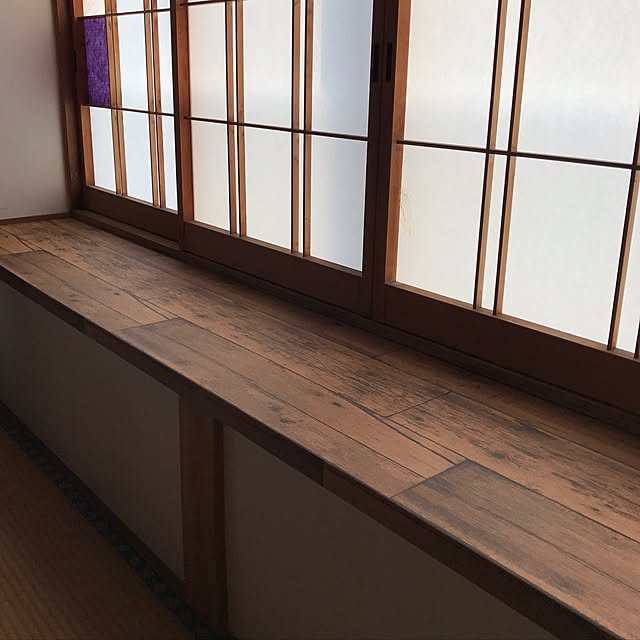 出窓 造作棚のおしゃれなインテリアコーディネート・レイアウトの実例RoomClip ルームクリップ