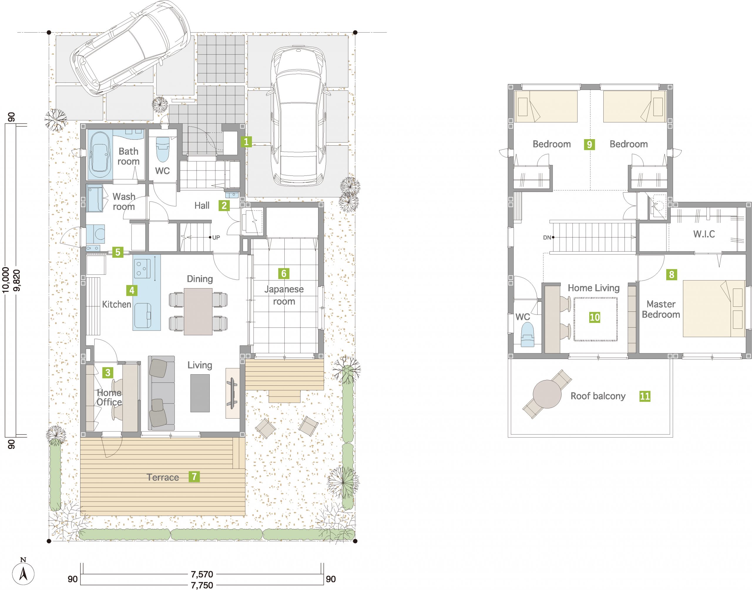 2階建て30坪の注文住宅がいい！実例から快適な間取りのポイントを紹介