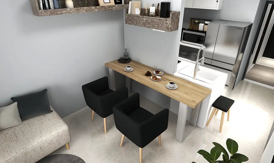 ダイニングセットなしで広いリビングを実現した家４例おすまみ.com