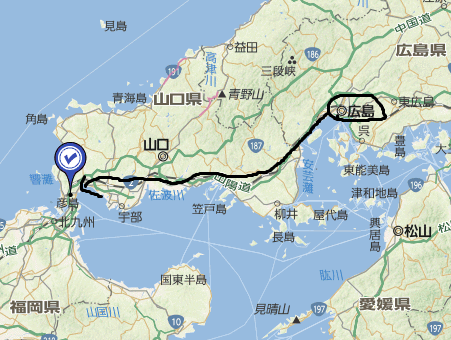 新下関駅周辺イラストマップ - 下関市