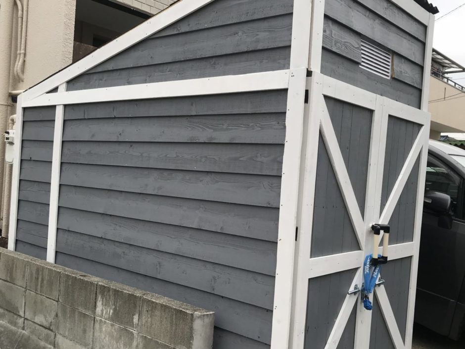 自転車置き場 イレクターパイプのインテリア実例RoomClip ルームクリップ