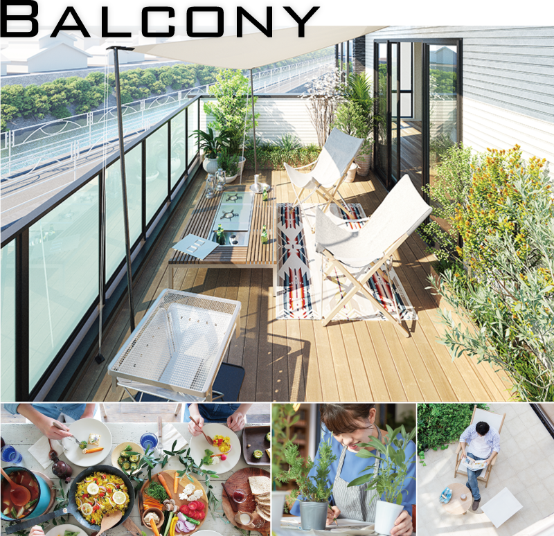 バルコニー付カーポート・ウッドガレージ・各種エクステリア製品のサンエクス