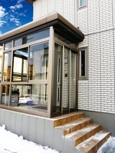 風除室 玄関フード について – すけみつ